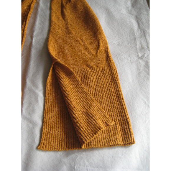 Free People XS Criss Cross Sweater Tunic in Mustard Yellow - Picture 5 of 7